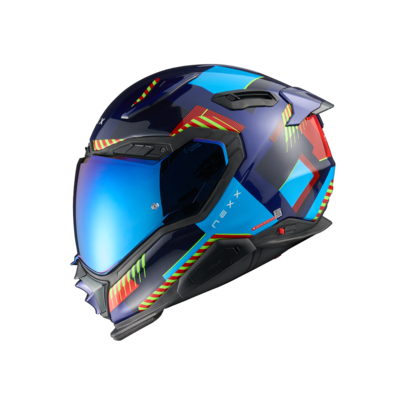 NEXX X.WST3 X-Matrix Graphic HELMET-full face-Motomail - New Zealand's Motorcycle Superstore