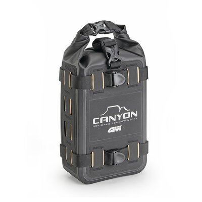 Givi GRT730 Canyon Roll-Top 4L Bag with M.O.L.L.E. System-luggage-Motomail - New Zealand's Motorcycle Superstore