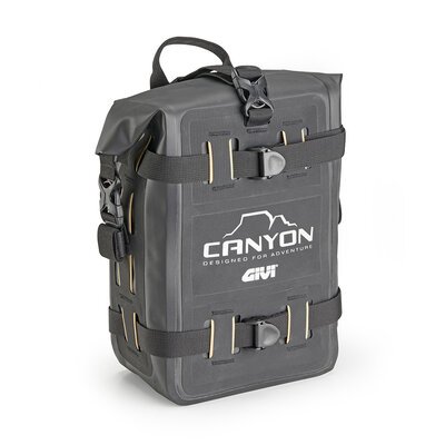 Givi GRT722B Canyon Roll-Top 8L Bag with M.O.L.L.E. System-luggage-Motomail - New Zealand's Motorcycle Superstore