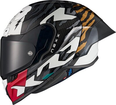 NEXX X.R3R X-Pro Carbon Graphic HELMET-full face-Motomail - New Zealand's Motorcycle Superstore