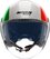 NOLAN N20-2 VISOR TRICOLORE JET HELMET