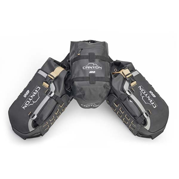 Givi GRT721B Canyon Soft Luggage Saddle System
