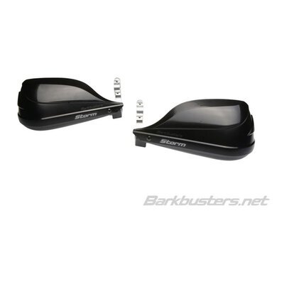 Barkbusters Handguard Storm 7/8" 22mm Single Point - Black-handguards-Motomail - New Zealand's Motorcycle Superstore