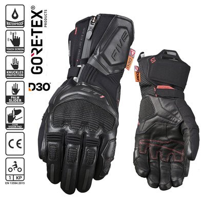 Five GT1 EVO GTX Gloves-mens road gear-Motomail - New Zealand's Motorcycle Superstore