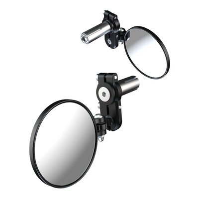 Oxford Fold-Away Bar-End Motorcycle Mirrors-accessories and tools-Motomail - New Zealand's Motorcycle Superstore