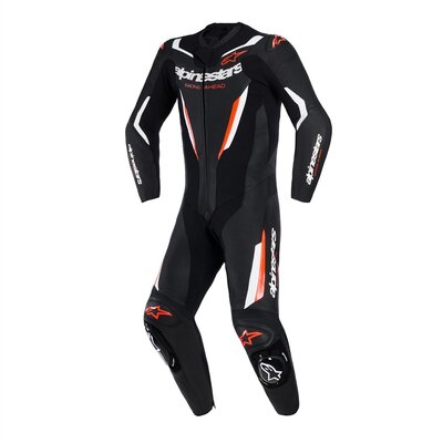 Alpinestars GP Force v2 1-Piece Leather Race Suit-mens road gear-Motomail - New Zealand's Motorcycle Superstore
