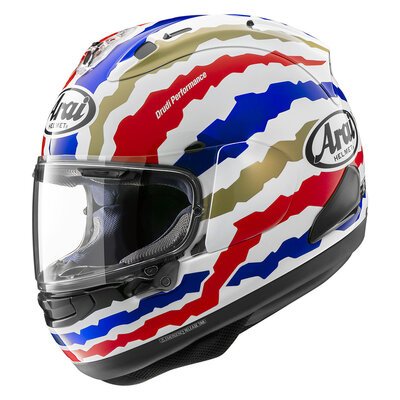 Arai RX-7V EVO Helmet - Graphics-helmets-Motomail - New Zealand's Motorcycle Superstore