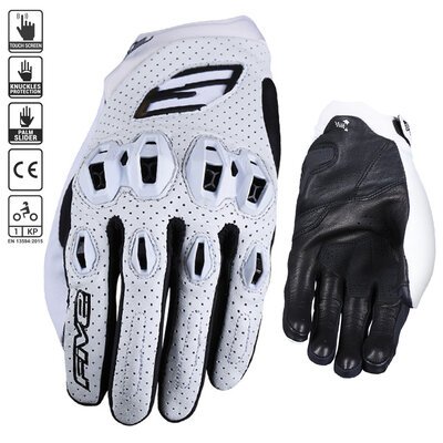 Five Stunt EVO 2 Leather Gloves-mens road gear-Motomail - New Zealand's Motorcycle Superstore