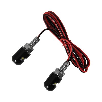 Oxford Halo Bolts LED Number Plate Light (Pair)-accessories and tools-Motomail - New Zealand's Motorcycle Superstore
