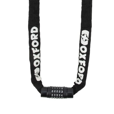 Oxford Combi Chain8 Lock 8mm Square x 1.5m-accessories and tools-Motomail - New Zealand's Motorcycle Superstore