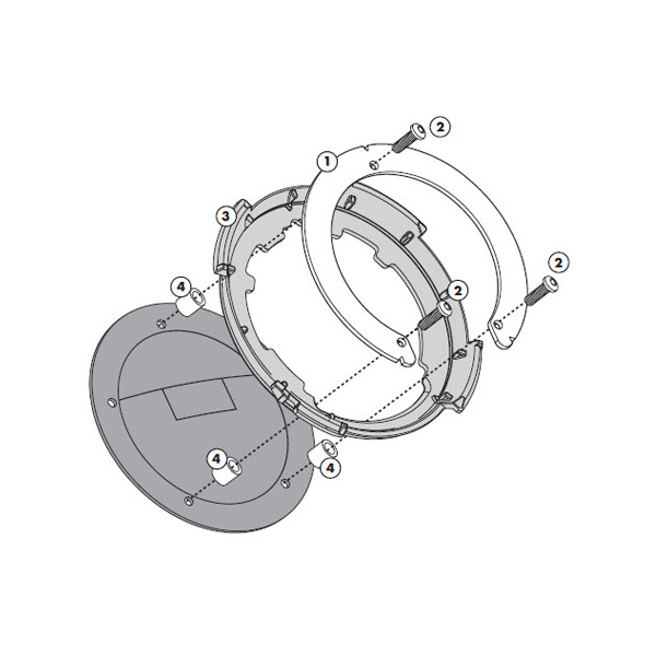Givi Tanklock Flange BF28