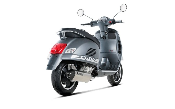 Akrapovic Slip On Exhaust For Vespa GTS 300 Up To 2016 Akrapovic Slip On Exhaust For Vespa GTS 300 Up To 2016