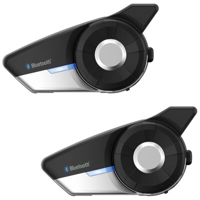 Sena 20S EVO Bluetooth Headset and Intercom Dual Pack-helmet accessories-Motomail - New Zealands Motorcycle Superstore